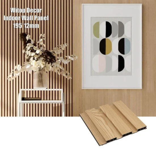 Внутренняя пластиковая деревянная композитная обшивка, обшивка, виниловая древесина, декоративная 3D рифленая облицовка, настенная панель из ПВХ и ДПК